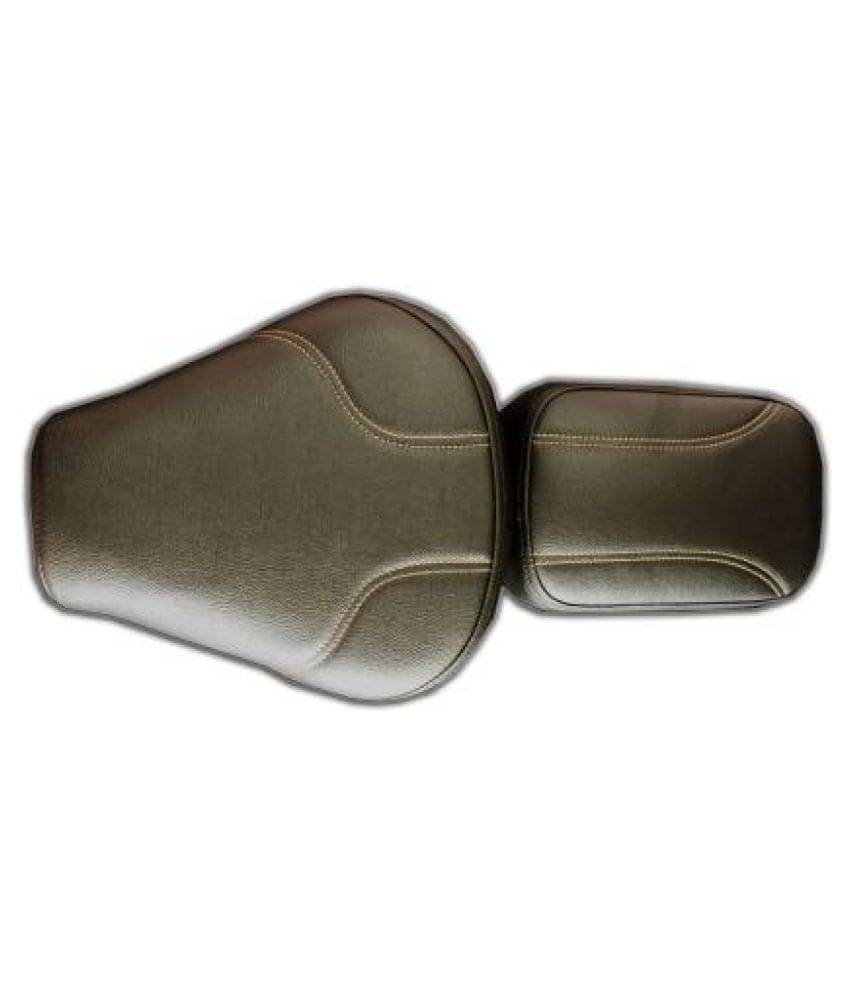 Seat Cover Fancy Brown  For Royal Enfield Classic , Classic 350cc/ 500cc , Classic Chrome     			Seat Cover Fancy Brown  For Royal Enfield Classic , Classic 350cc/ 500cc , Classic Chrome