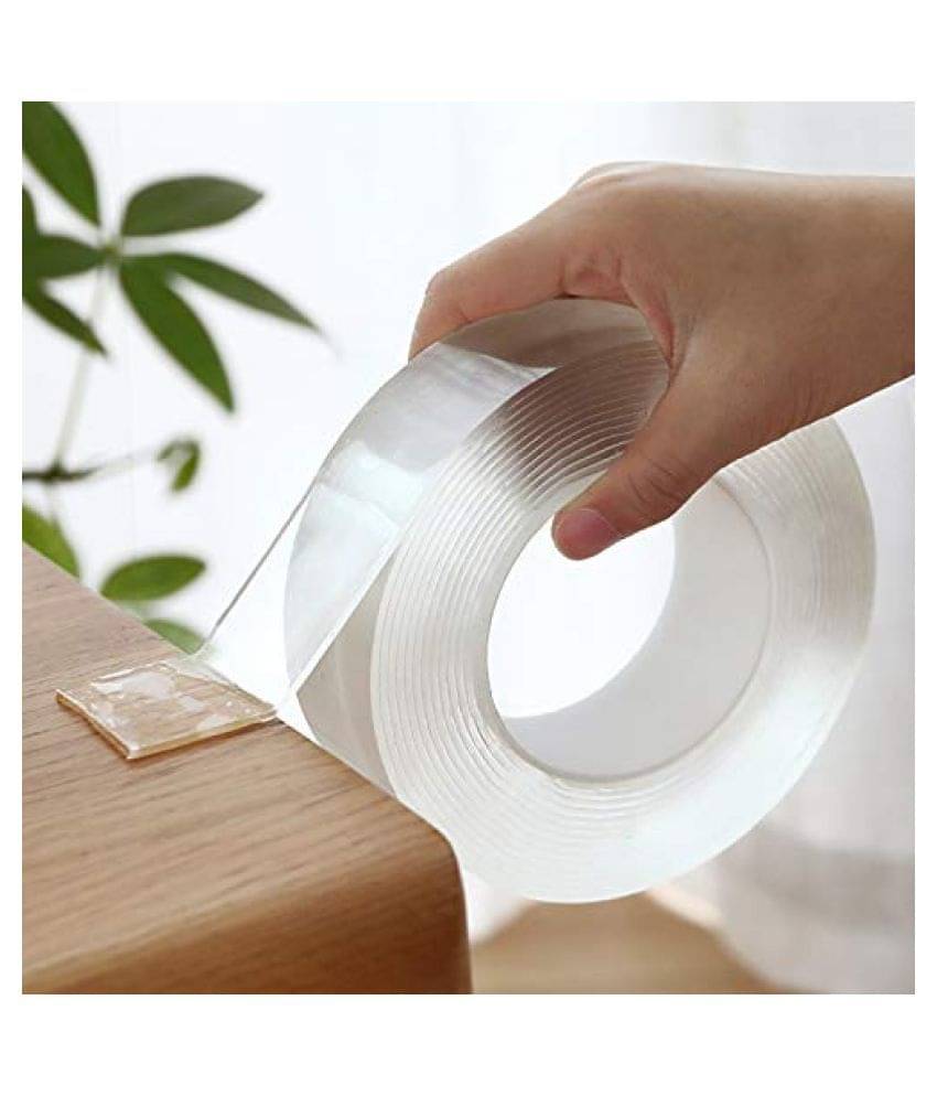 Double Sided Adhesive Silicon Tape | Transparent | Heavy Duty | Heat Resistant | Multi Functional | Washable | Sticky | No Trace | Anti-Slip Gel | Nano Double Sided Adhesive Silicon Tape | Transparent | Heavy Duty | Heat Resistant | Multi Functional | Washable | Sticky | No Trace | Anti-Slip Gel | Nano