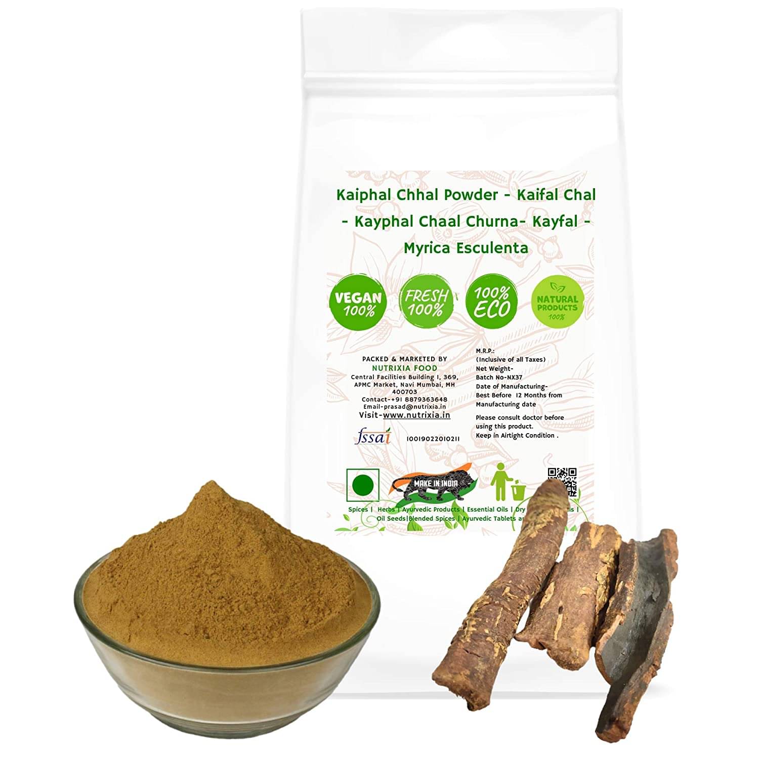 Nutrixia Food \Nkaiphal Chhal Powder Powder 100 Gm Pack of 1 Nutrixia Food \Nkaiphal Chhal Powder Powder 100 Gm Pack of 1