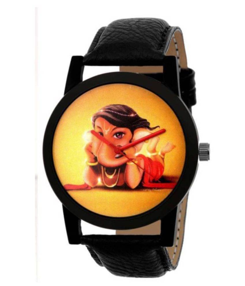     			newmen BAL GANESH Leather Analog Men's Watch