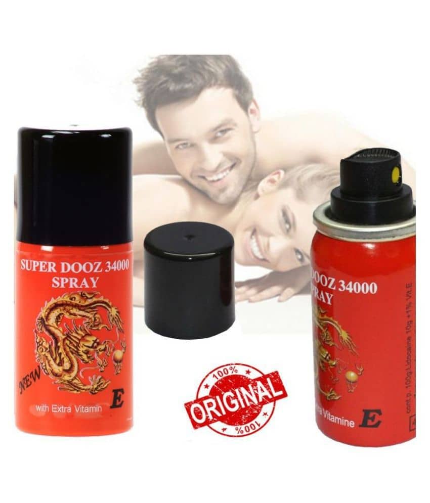 Super Dooz Dragons 34000 Delay Spray for Men - 45 ML (VITAMIN-E)