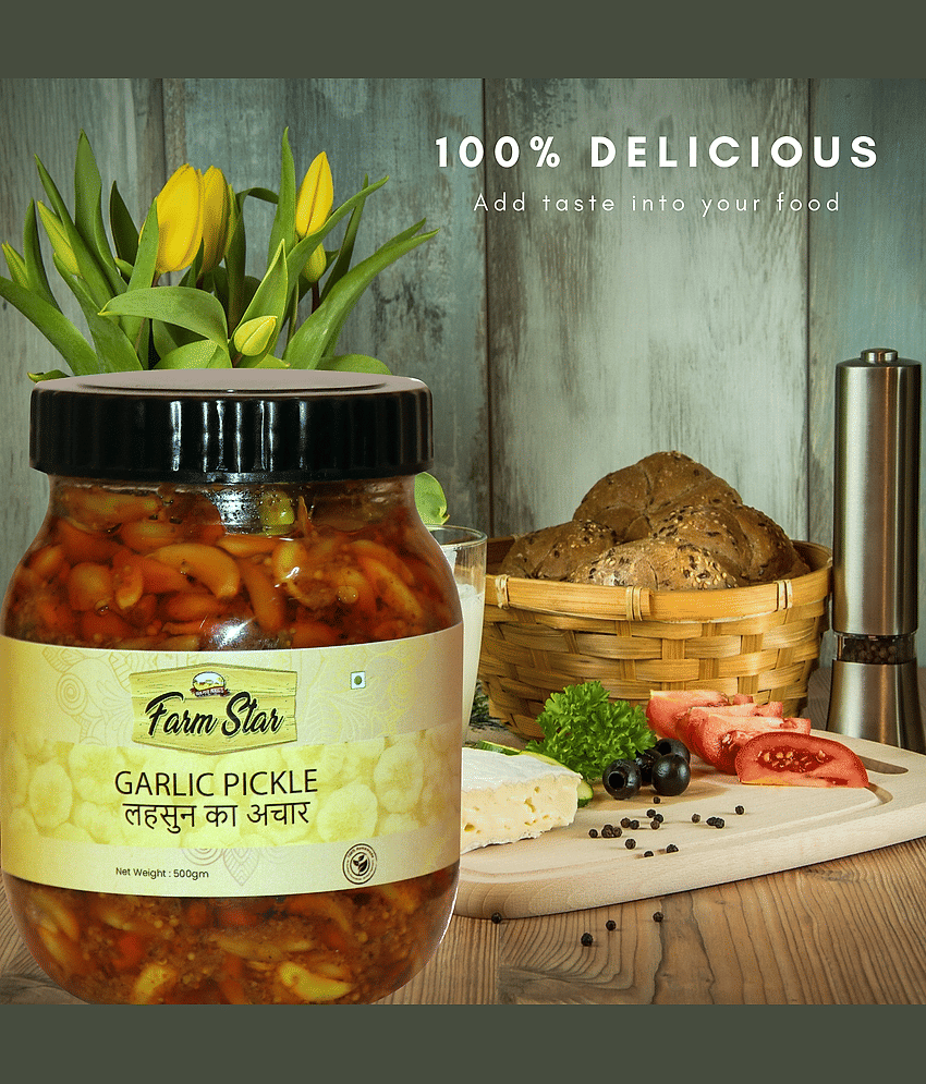 Farm Star GARLIC Vegetable Pickle 500 g