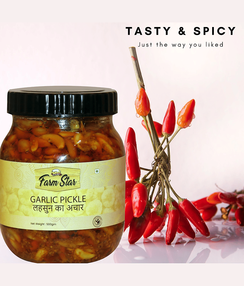 Farm Star GARLIC Vegetable Pickle 500 g