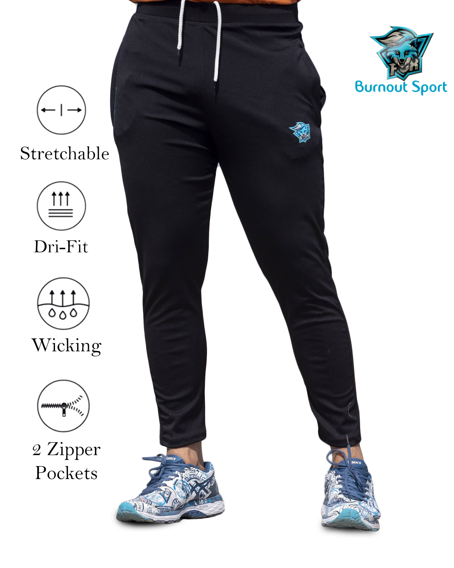 BURNOUT SPORT Polyester Black Crossbar M - Sports and Fitness Equipment | Buy online on ZillyBuy