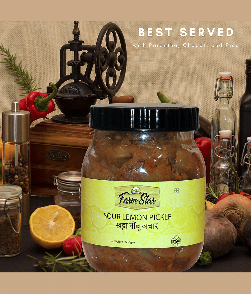 Farm Star (Khatta Nimbu ka Achar) Vegetable Pickle 500 g