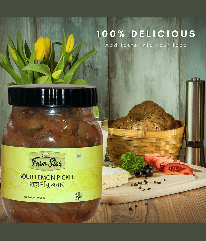 Farm Star (Khatta Nimbu ka Achar) Vegetable Pickle 500 g