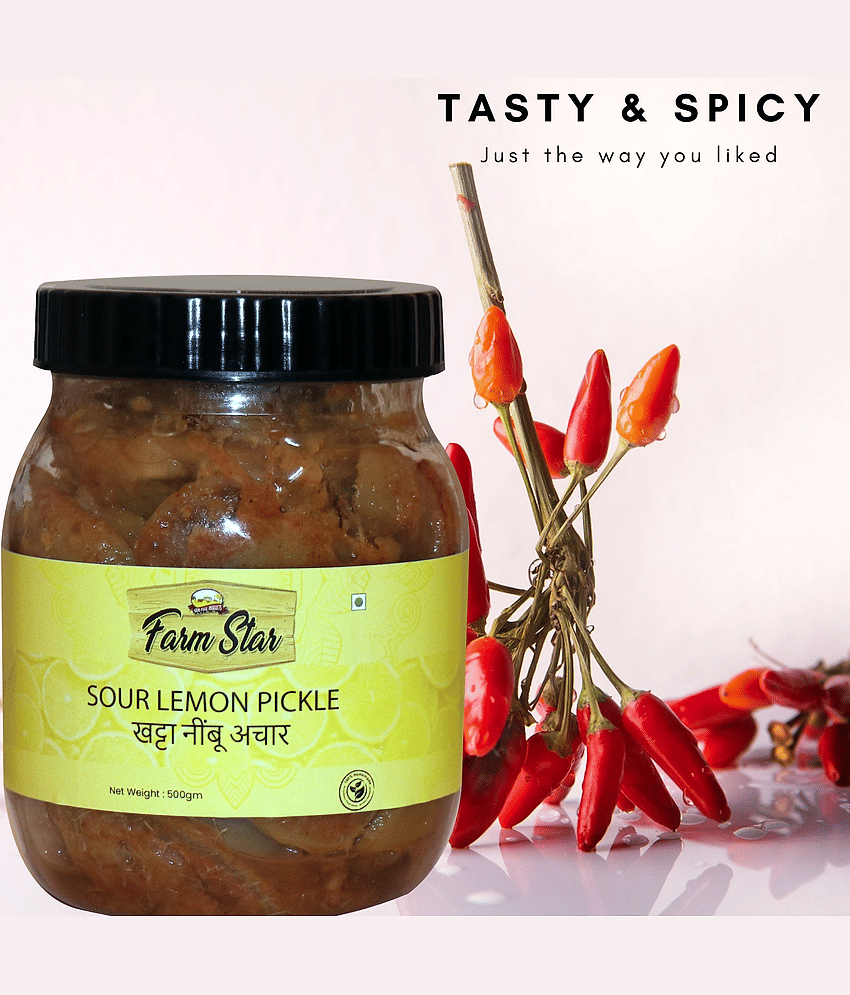 Farm Star (Khatta Nimbu ka Achar) Vegetable Pickle 500 g