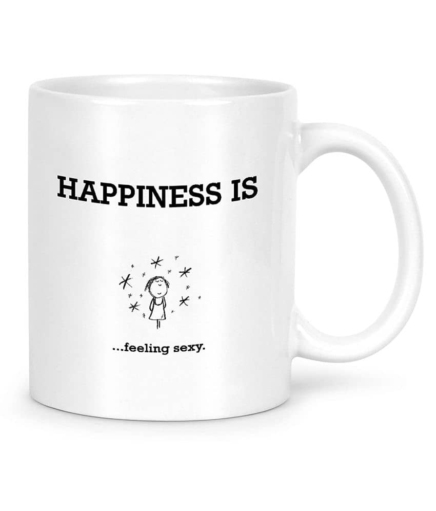Idream Quote Printed Ceramic Coffee Mug 1 Pcs 330 mL