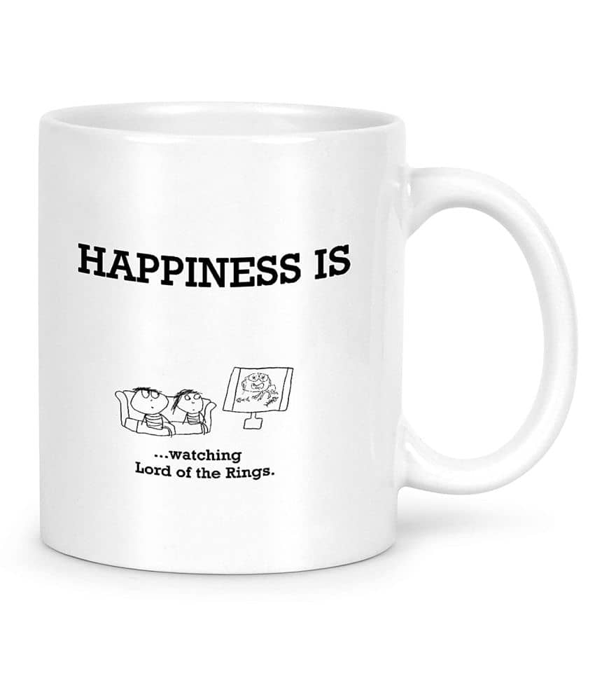 Idream Quote Printed Ceramic Coffee Mug 1 Pcs 330 mL