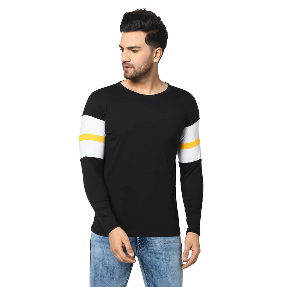 SIDKRT Pack of 1 100 Percent Cotton Regular Fit Men's T-Shirt ( Multi )     			SIDKRT Pack of 1 100 Percent Cotton Regular Fit Men's T-Shirt ( Multi )