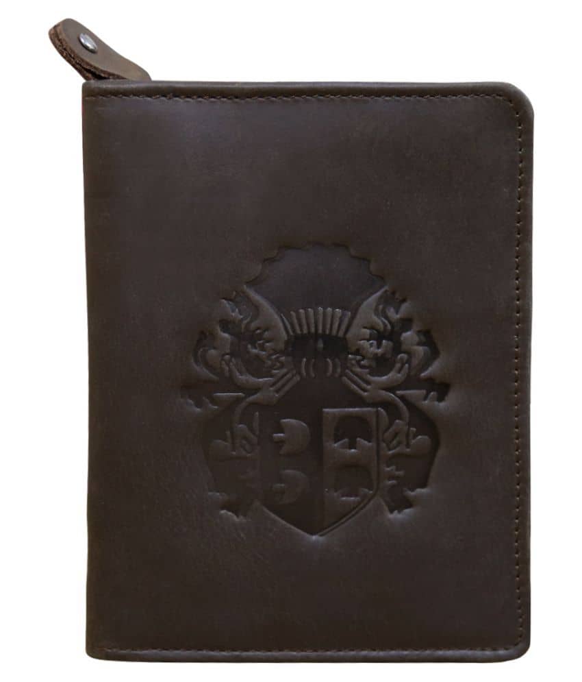 Style 98 Leather Brown Passport Holder - Handbags | Buy online on ZillyBuy
