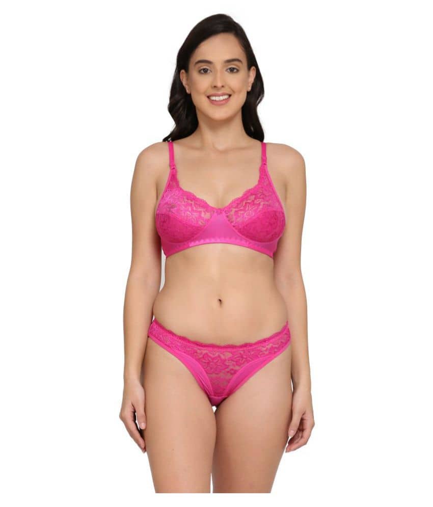 Viral Girl Satin Bra and Panty Set