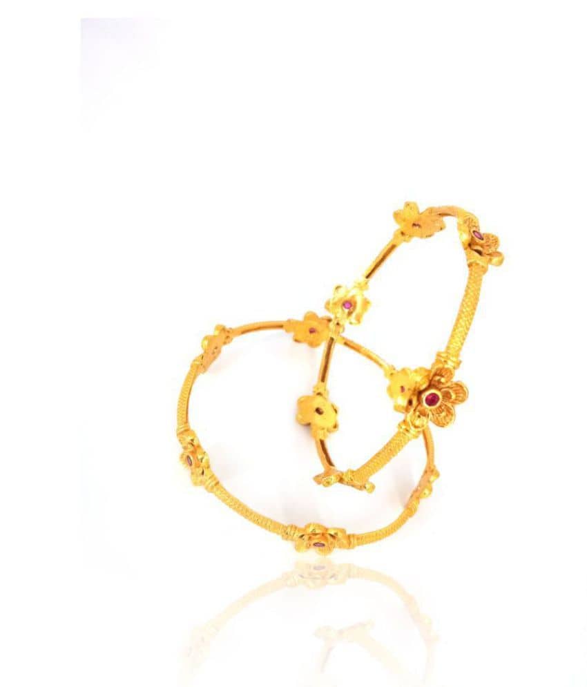 shankhraj mall Traditional Gold Plated Designer Bangles Jewellery For Women / Girls-100349 - Bangles & Bracelets | Buy online on ZillyBuy