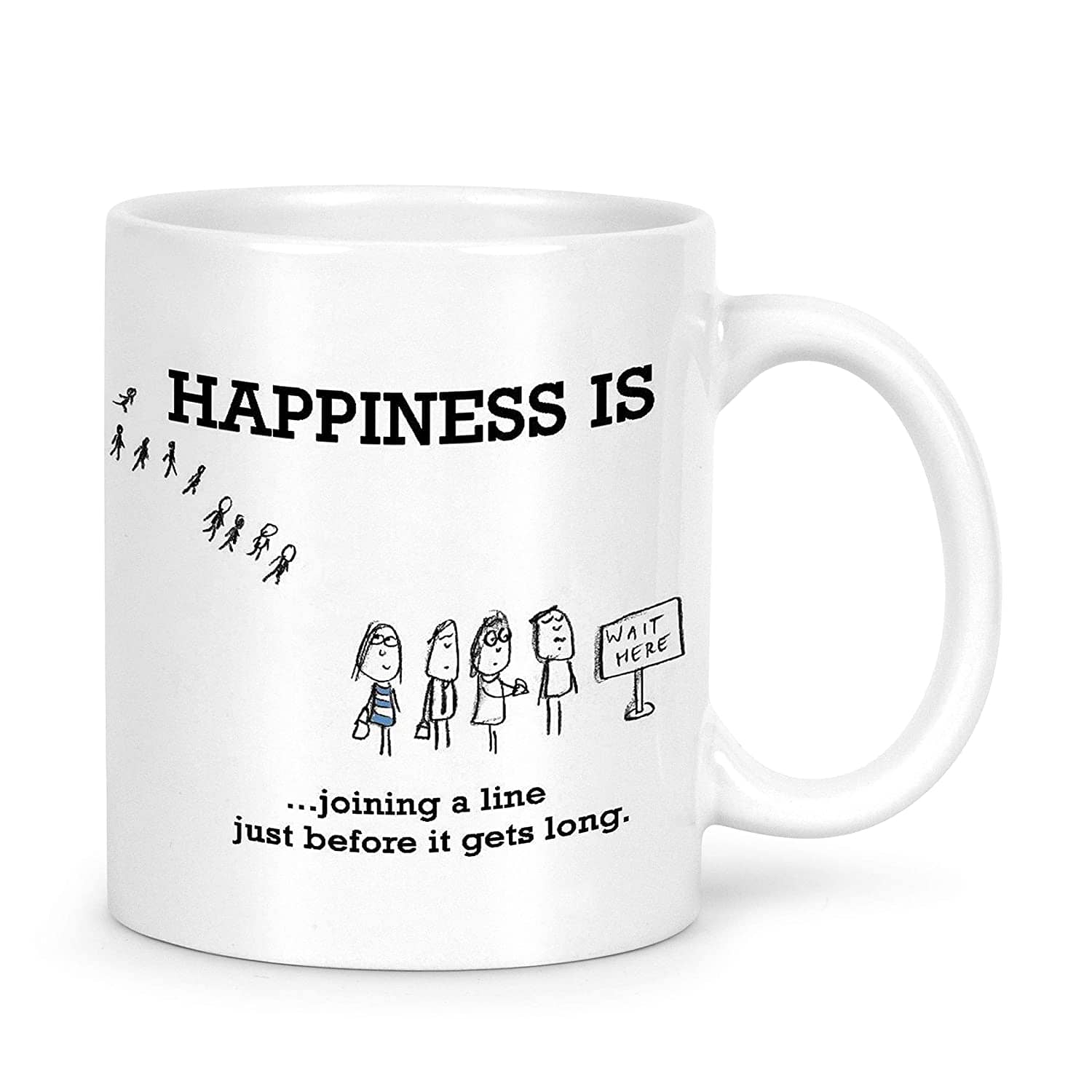 Idream Quote Printed Ceramic Coffee Mug 1 Pcs 330 mL