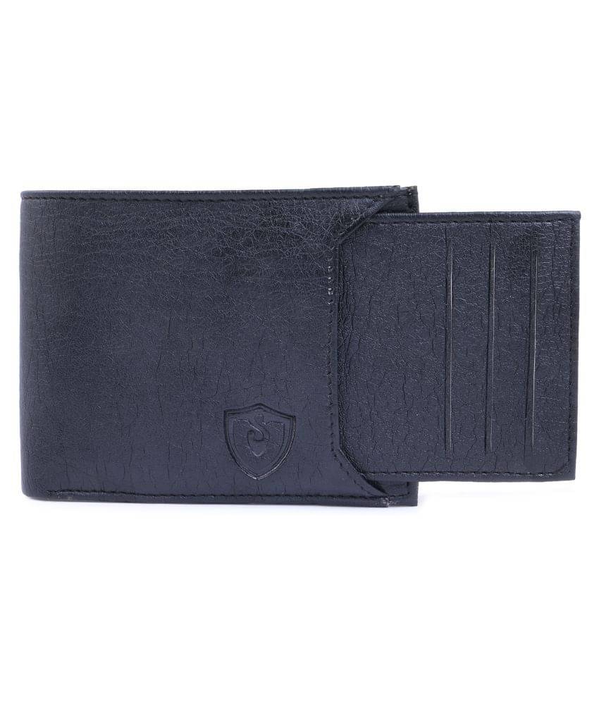     			Keviv Leather Black Casual Regular Wallet