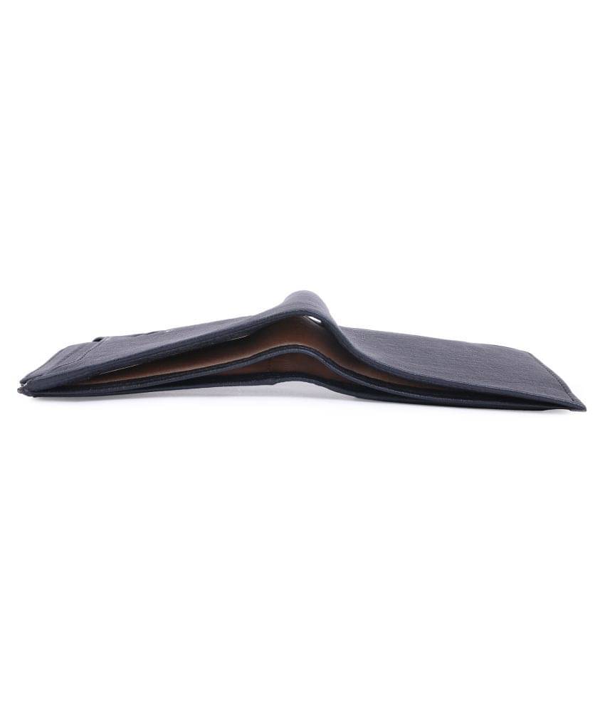     			Keviv Leather Black Casual Regular Wallet