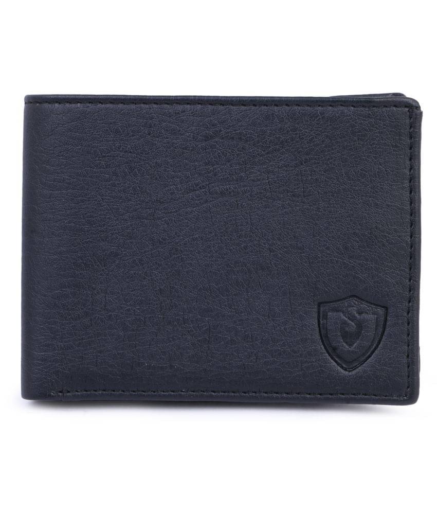     			Keviv Leather Black Casual Regular Wallet