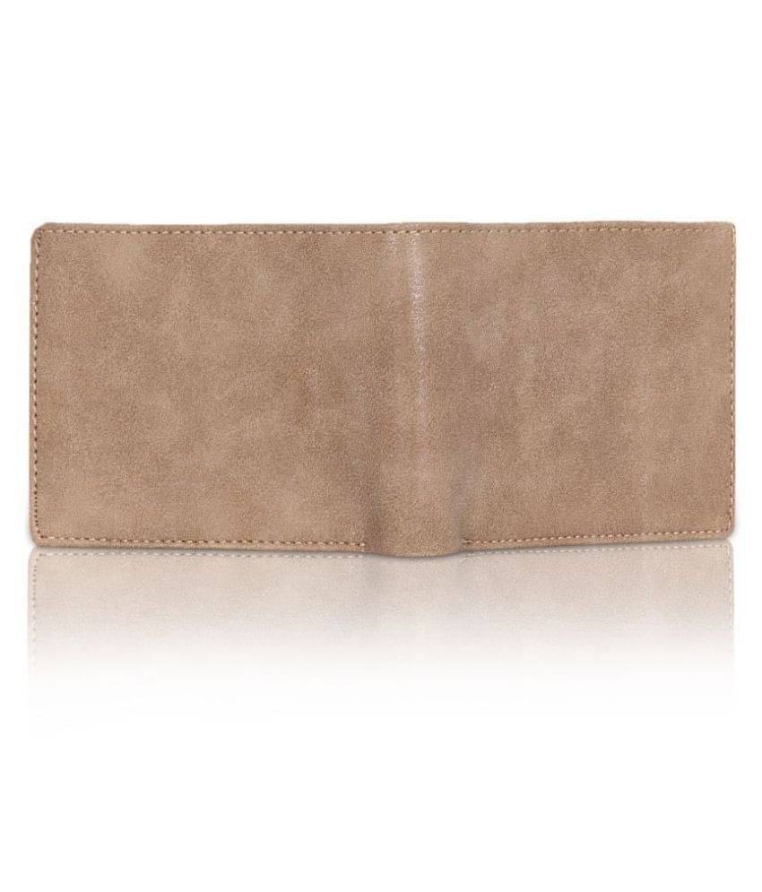     			Keviv Leather Brown Casual Regular Wallet