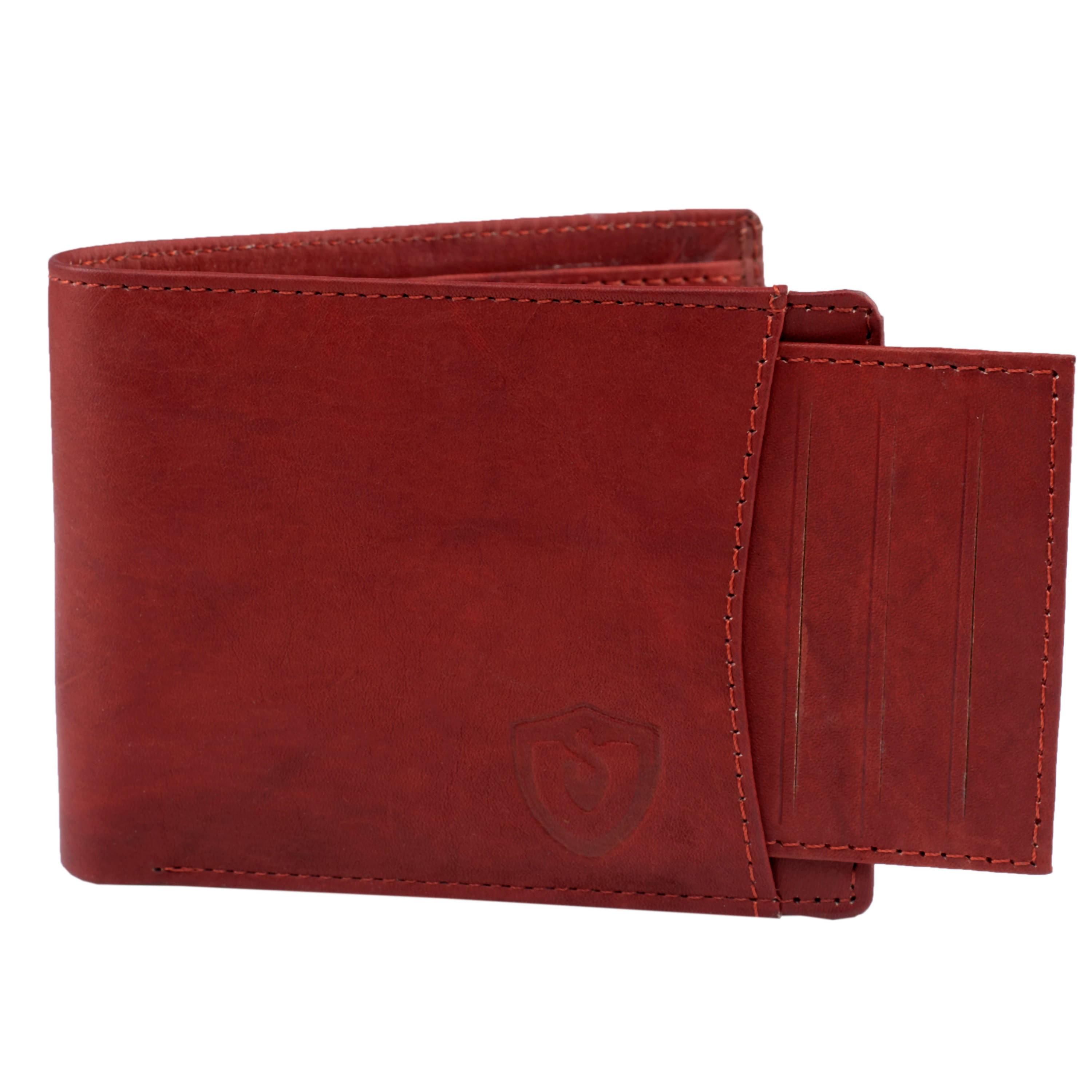     			Keviv Leather Red Casual Regular Wallet