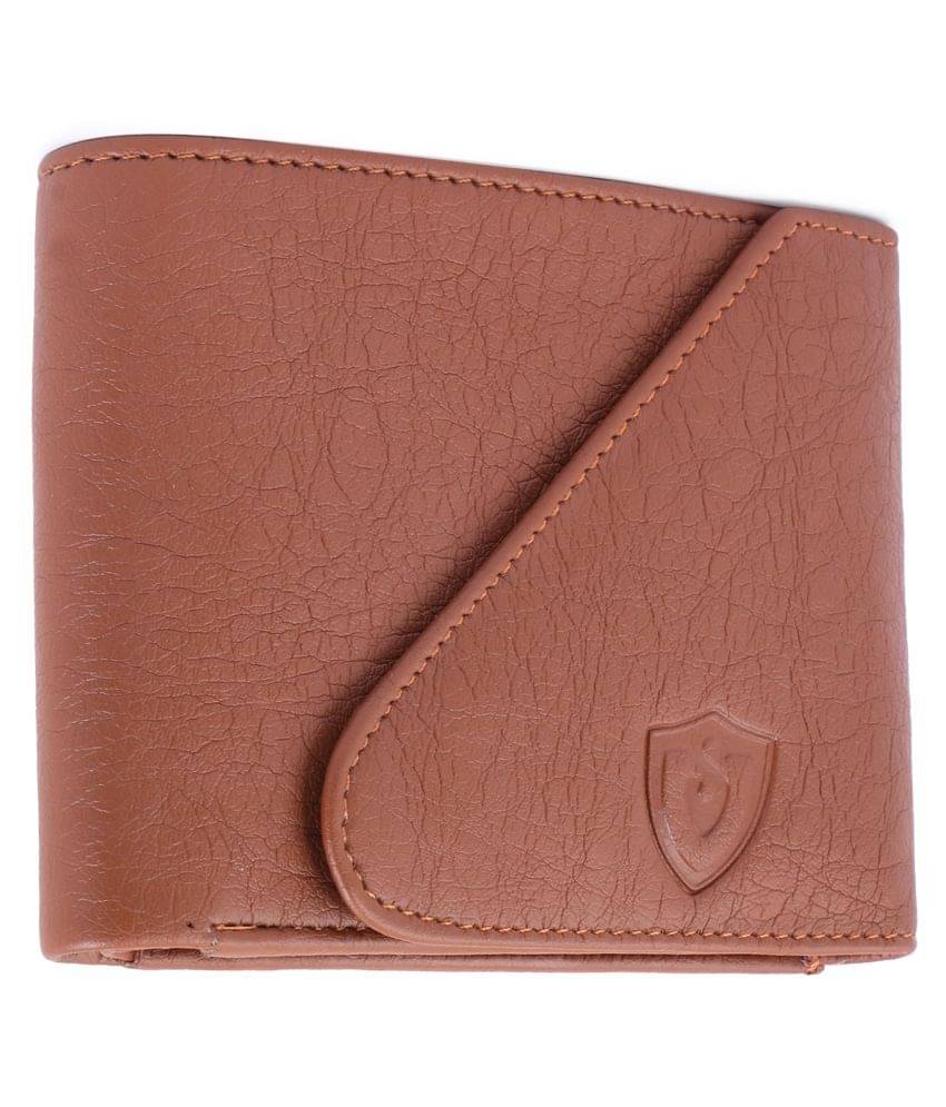     			Keviv Leather Tan Casual Regular Wallet