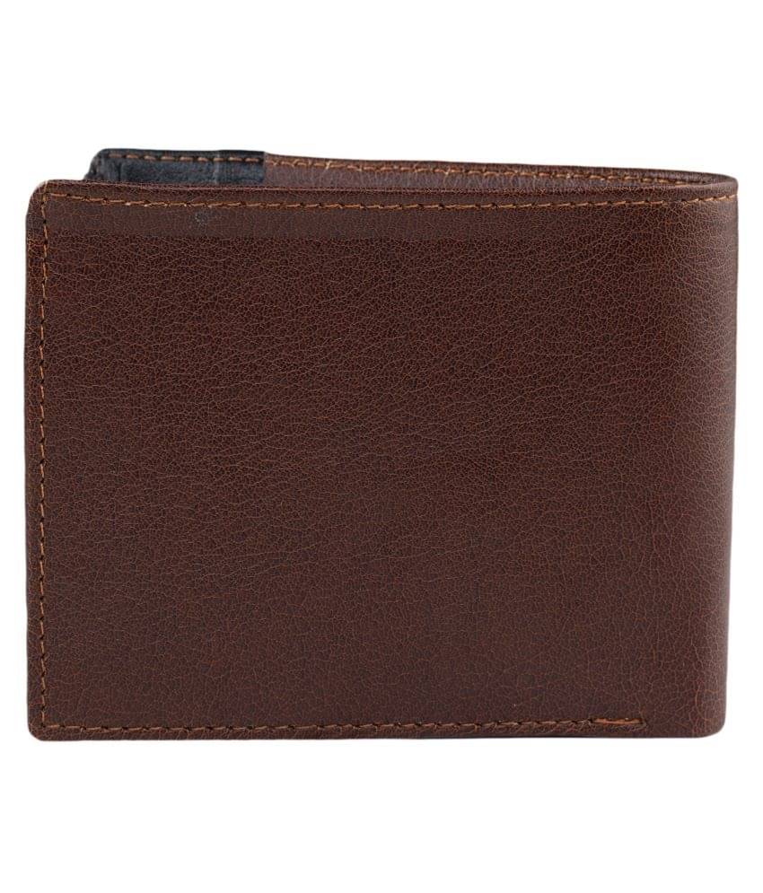     			Keviv Leather Tan Casual Regular Wallet