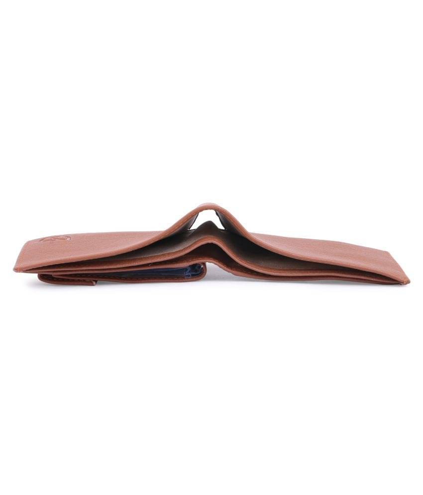     			Keviv Leather Tan Casual Regular Wallet