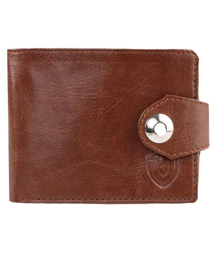    			Keviv Leather Tan Casual Regular Wallet
