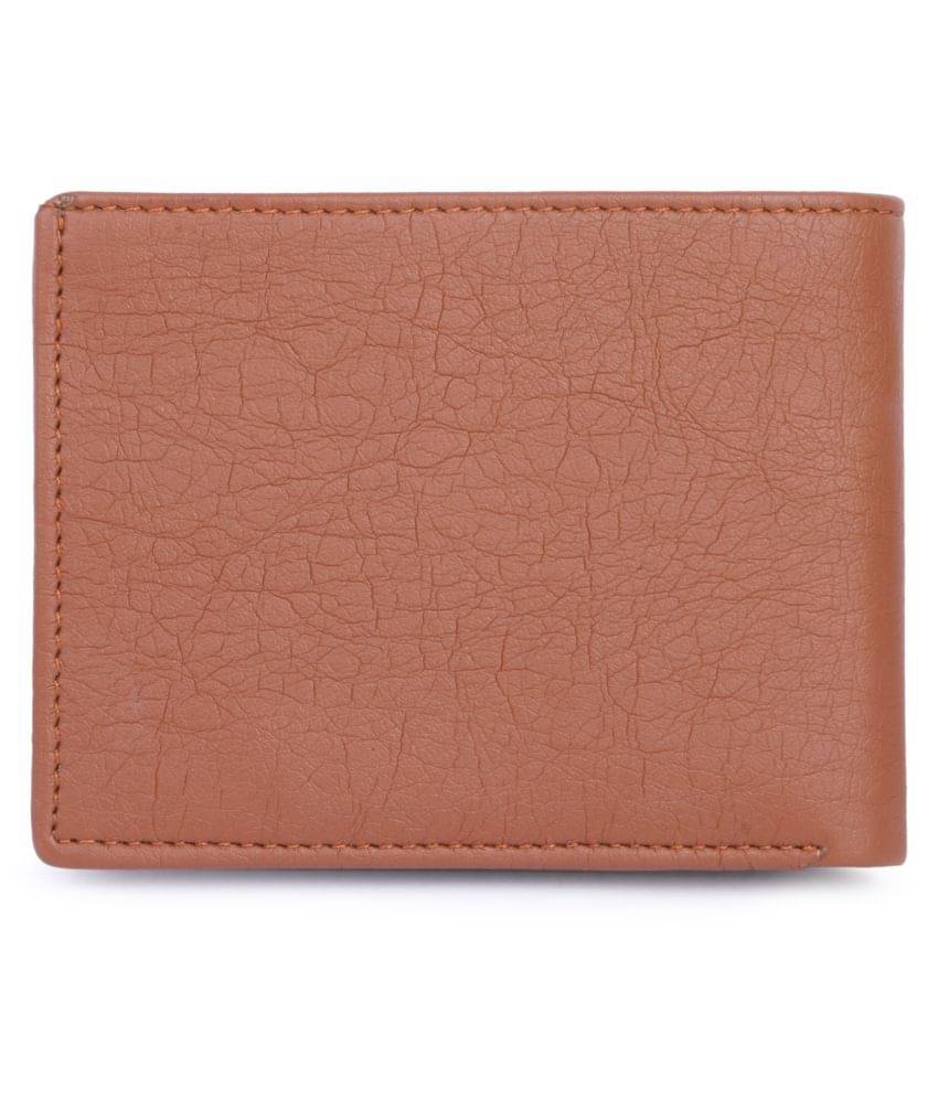     			Keviv Leather Tan Casual Regular Wallet