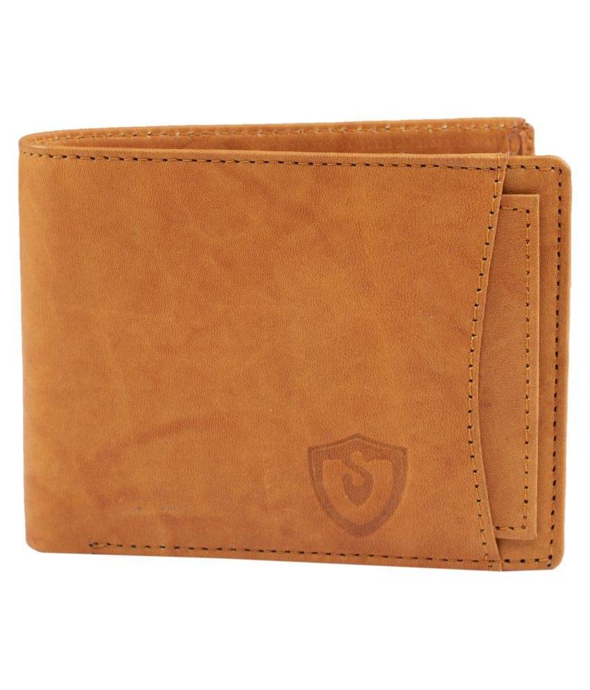     			Keviv Leather Tan Casual Regular Wallet