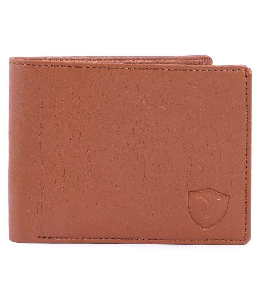     			Keviv Leather Tan Casual Regular Wallet