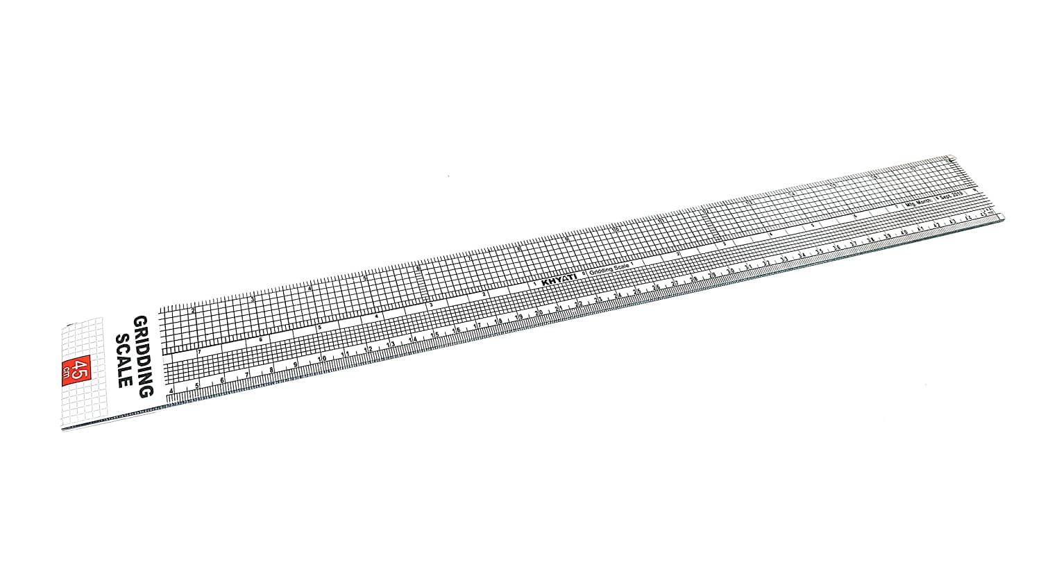 PRANSUNITA Plastic Gridding Scale 18” Ideal for designers and fashion students ( Pack of 1 ) - Stationery | Buy online on ZillyBuy