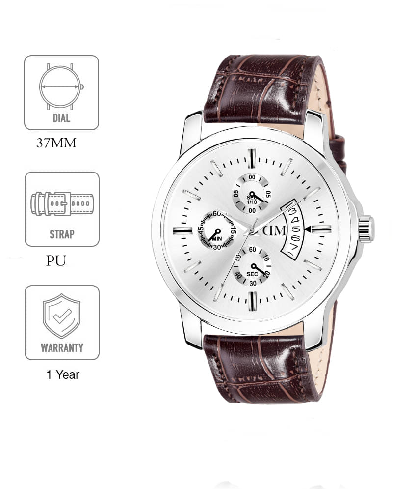     			David Miller DMRCM122 PU Analog Men's Watch