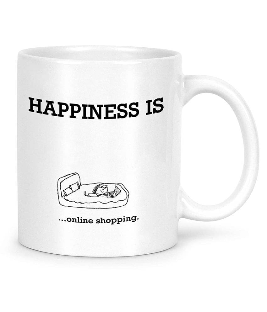     			Idream Quote Printed Ceramic Coffee Mug 1 Pcs 330 mL