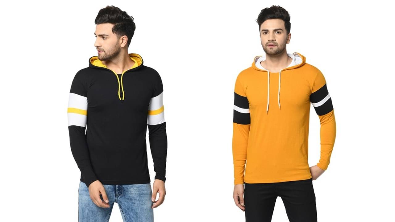 SIDKRT Pack of 2 100 Percent Cotton Regular Fit Men's T-Shirt ( Multi ) SIDKRT Pack of 2 100 Percent Cotton Regular Fit Men's T-Shirt ( Multi )
