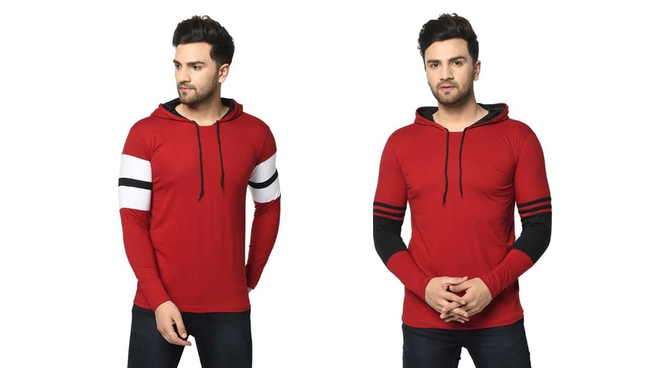     			SIDKRT Pack of 2 100 Percent Cotton Regular Fit Men's T-Shirt ( Multi )
