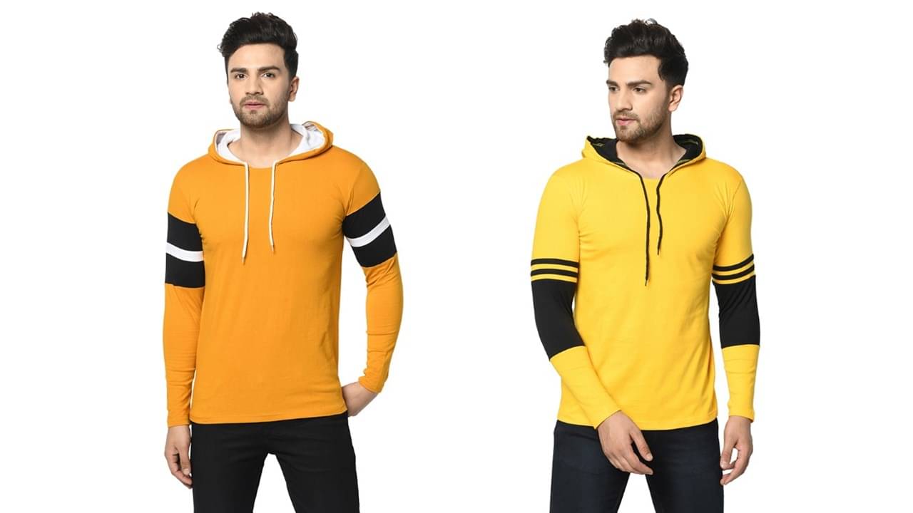 SIDKRT Pack of 2 100 Percent Cotton Regular Fit Men's T-Shirt ( Multi ) SIDKRT Pack of 2 100 Percent Cotton Regular Fit Men's T-Shirt ( Multi )