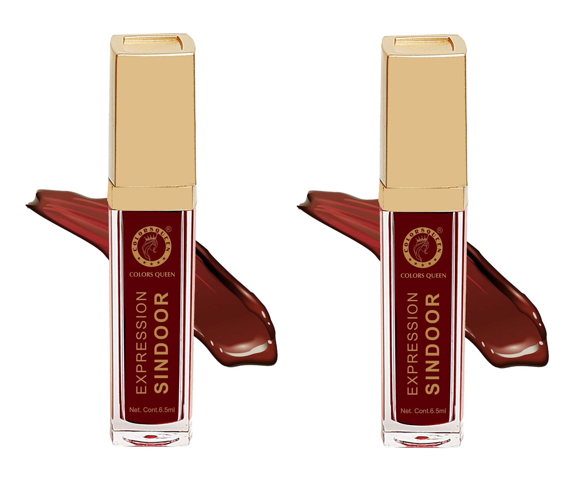 Colors Queen Waterproof Expression Matte Sindoor Maroon - Pack of 2 Colors Queen Waterproof Expression Matte Sindoor Maroon - Pack of 2