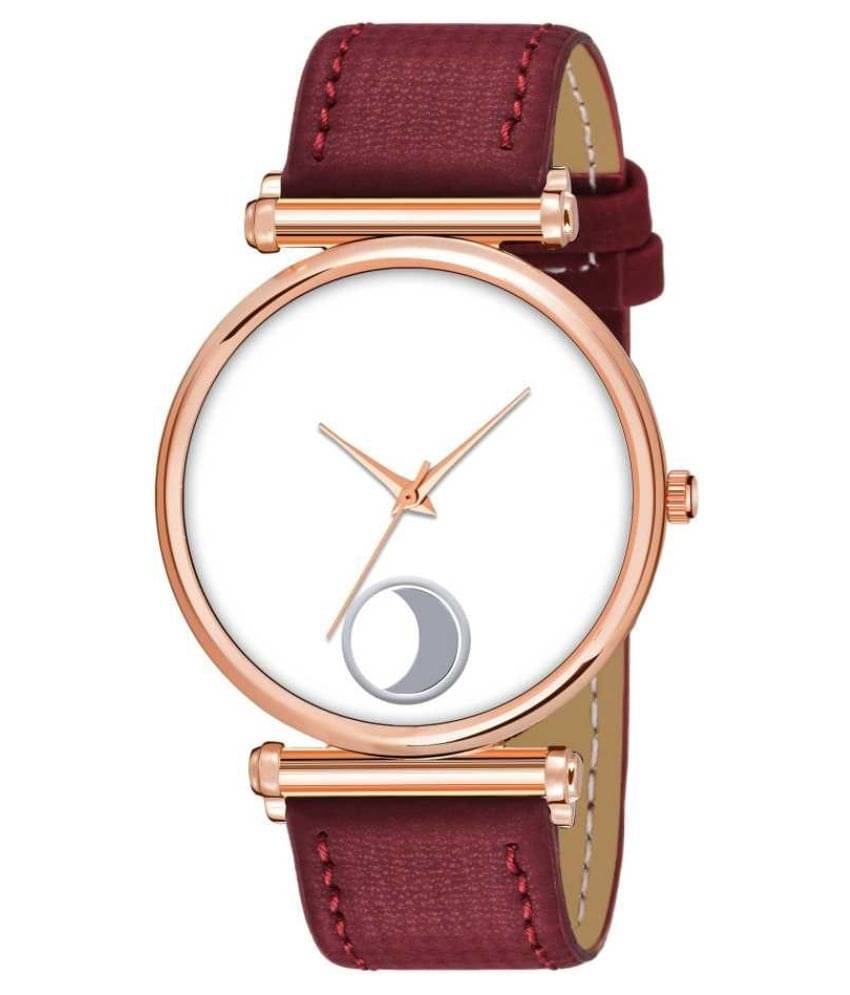     			EMPERO 3D Glass Leather Analog Men's Watch