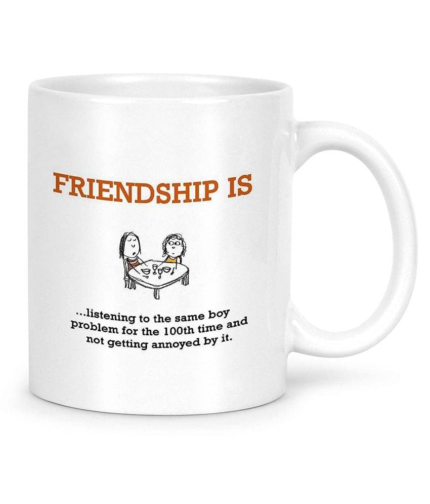     			Idream Quote Printed Ceramic Coffee Mug 1 Pcs 330 mL