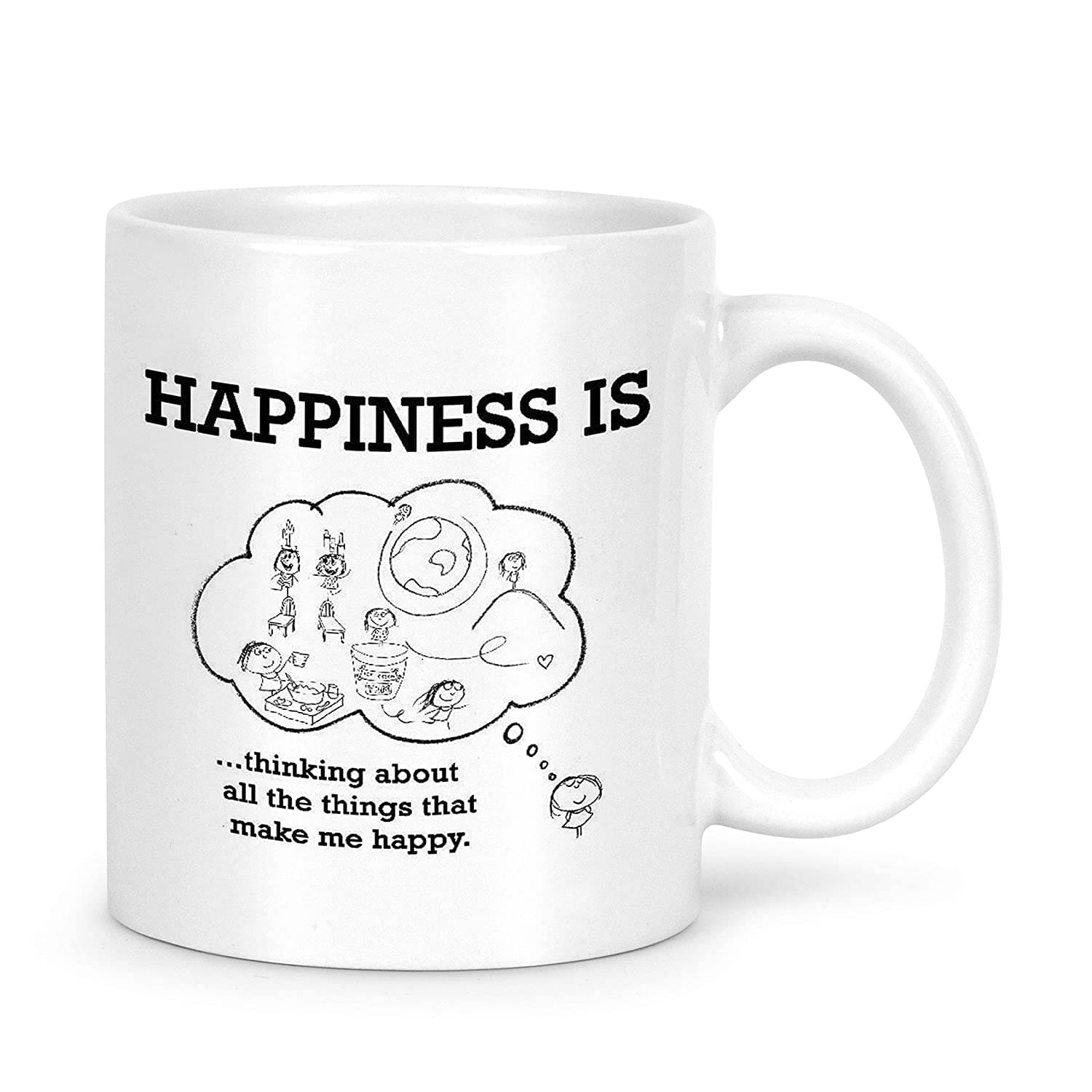     			Idream Quote Printed Ceramic Coffee Mug 1 Pcs 330 mL