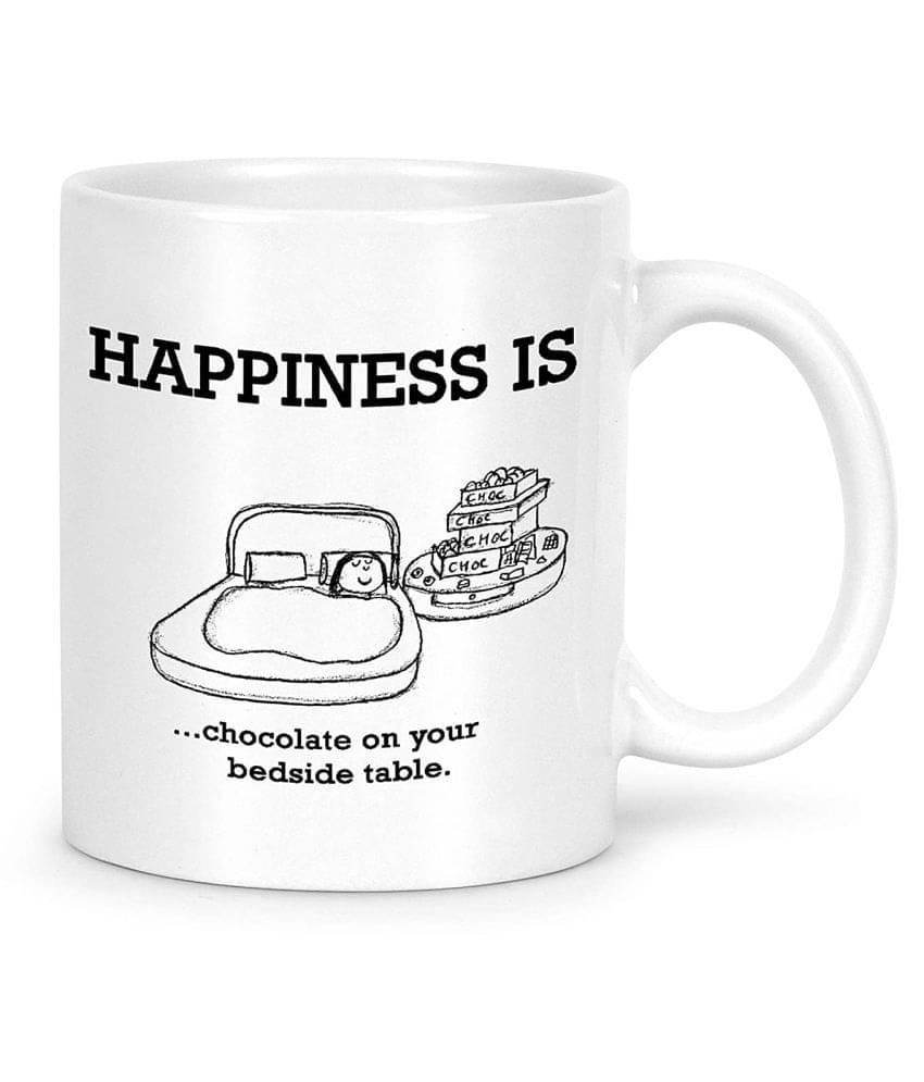     			Idream Quote Printed Ceramic Coffee Mug 1 Pcs 330 mL