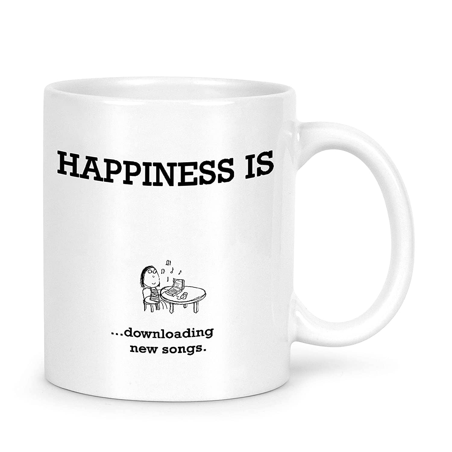 Idream Quote Printed Ceramic Coffee Mug 1 Pcs 330 mL