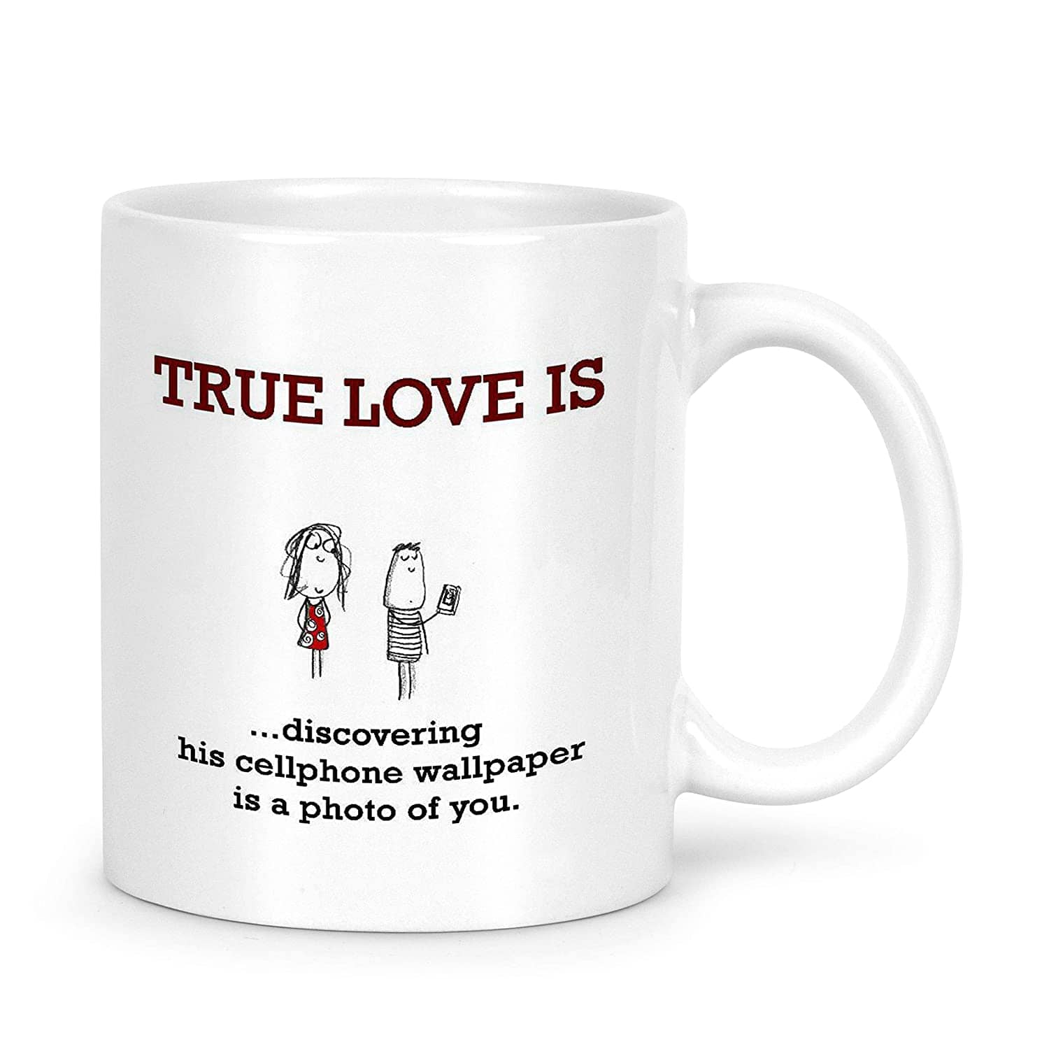Idream Quote Printed Ceramic Coffee Mug 1 Pcs 330 mL
