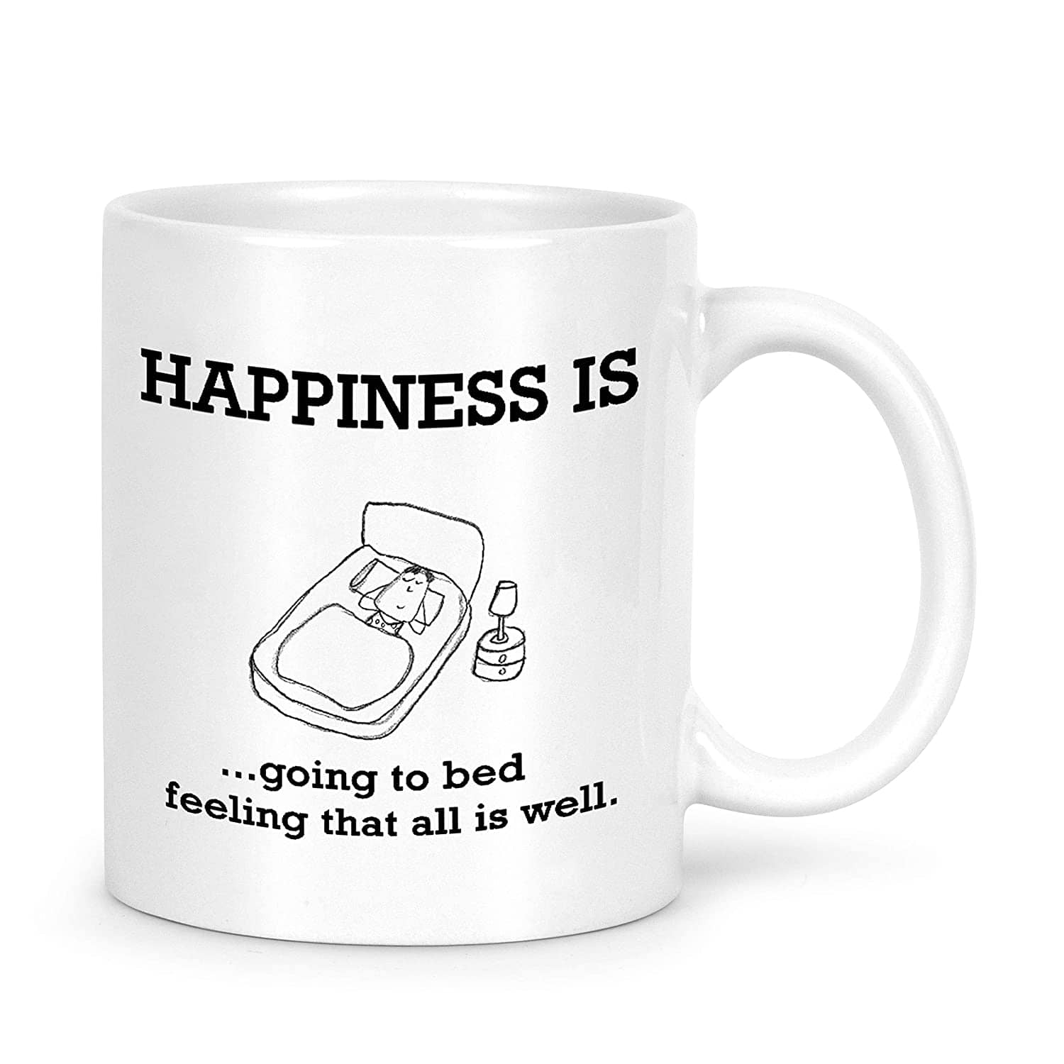 Idream Quote Printed Ceramic Coffee Mug 1 Pcs 330 mL