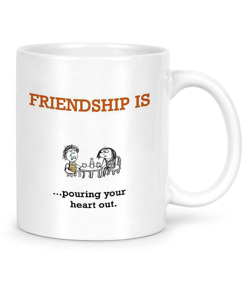     			Idream Quote Printed Ceramic Coffee Mug 1 Pcs 330 mL