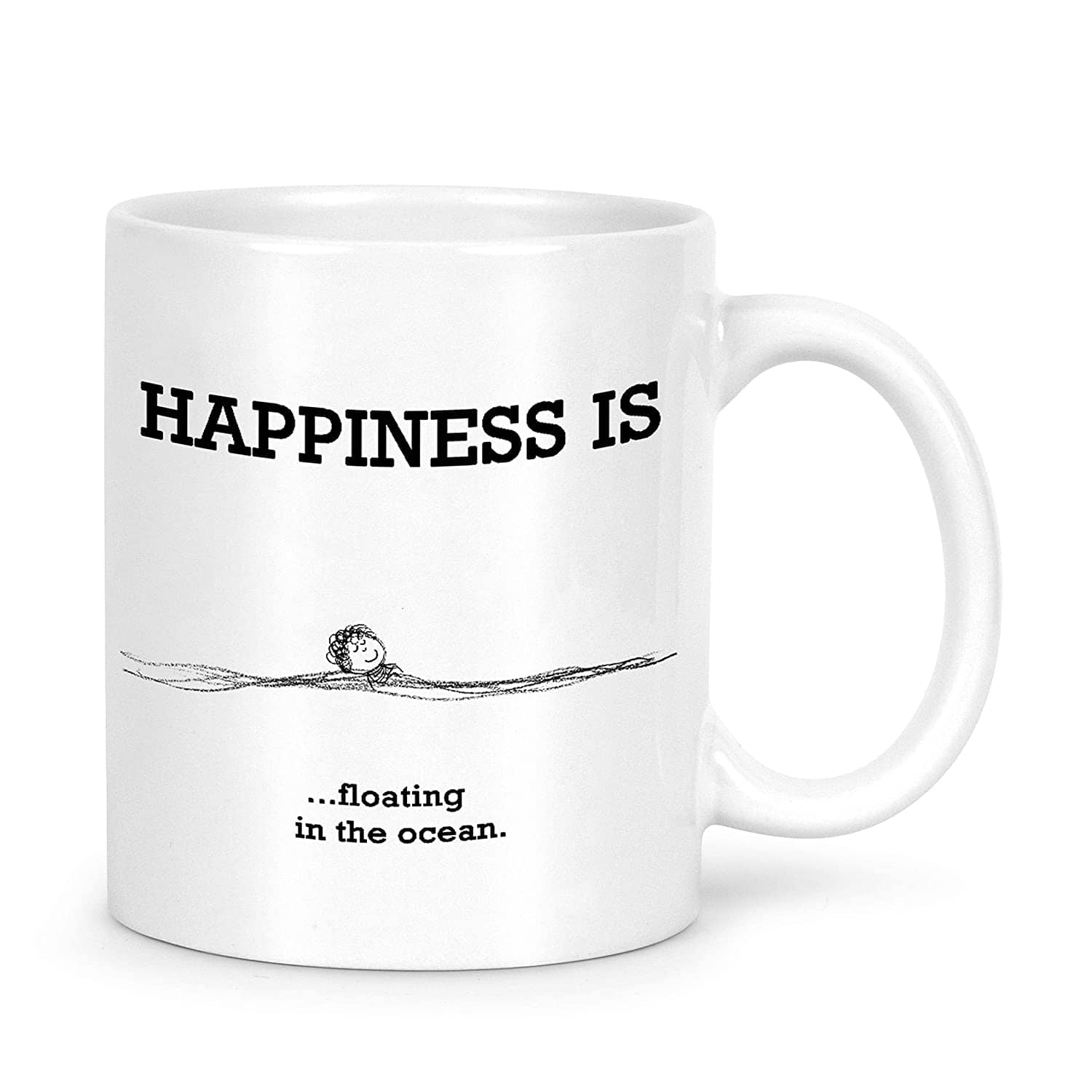 Idream Quote Printed Ceramic Coffee Mug 1 Pcs 330 mL