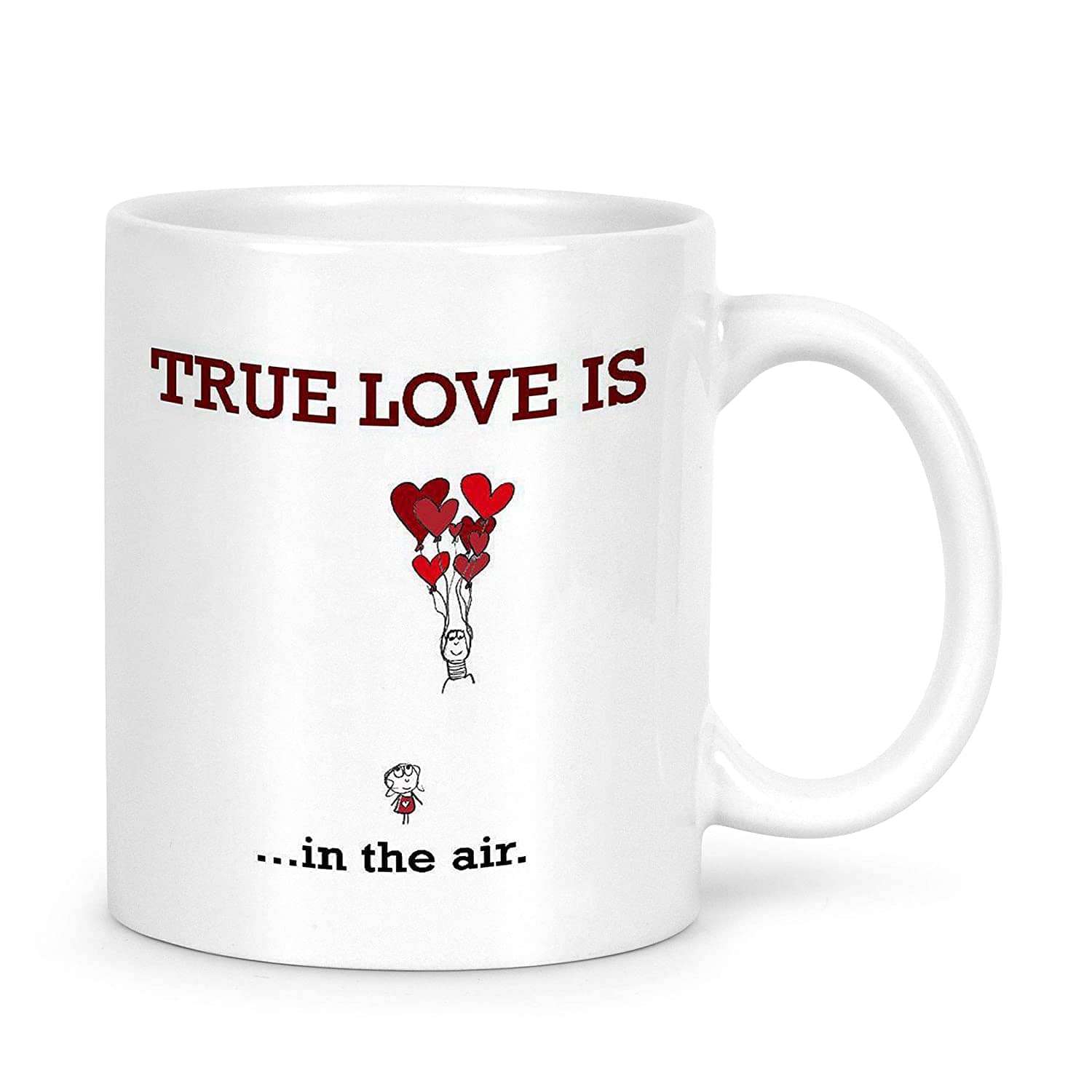 Idream Quote Printed Ceramic Coffee Mug 1 Pcs 330 mL