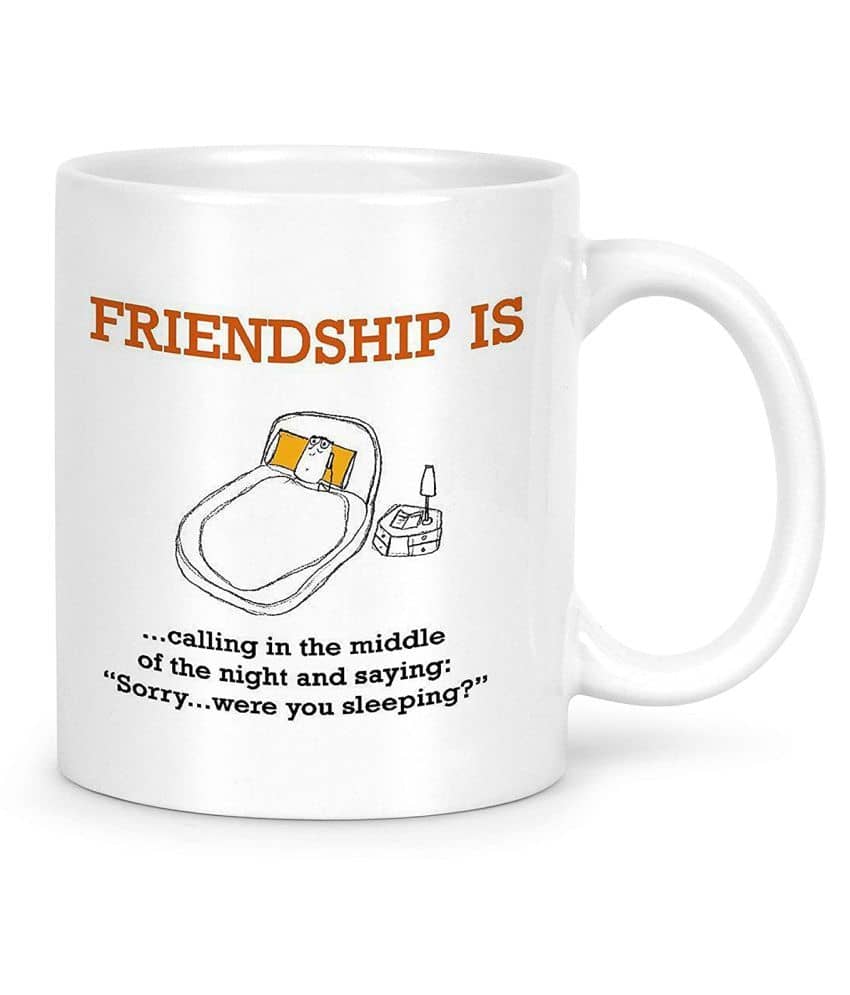 Idream Quote Printed Ceramic Coffee Mug 1 Pcs 330 mL