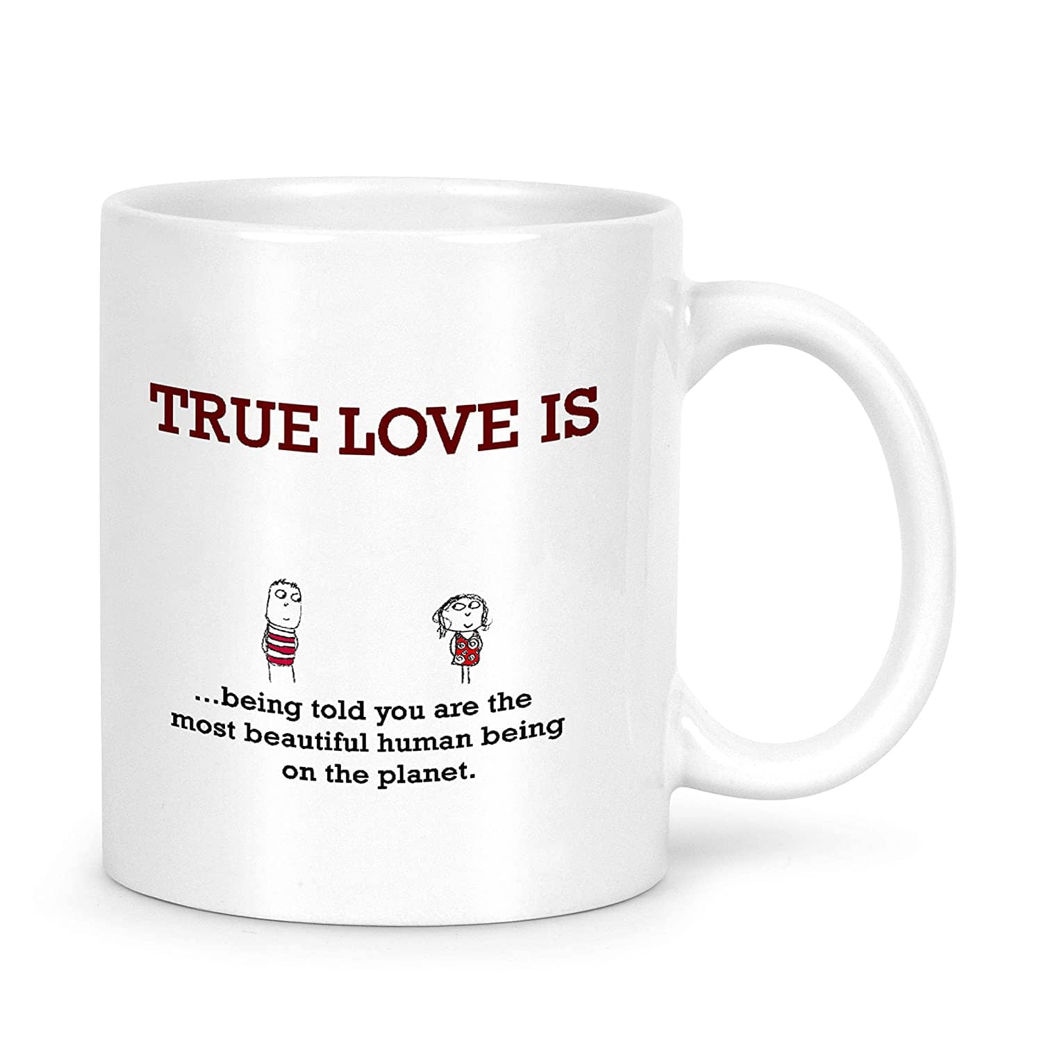 Idream Quote Printed Ceramic Coffee Mug 1 Pcs 330 mL