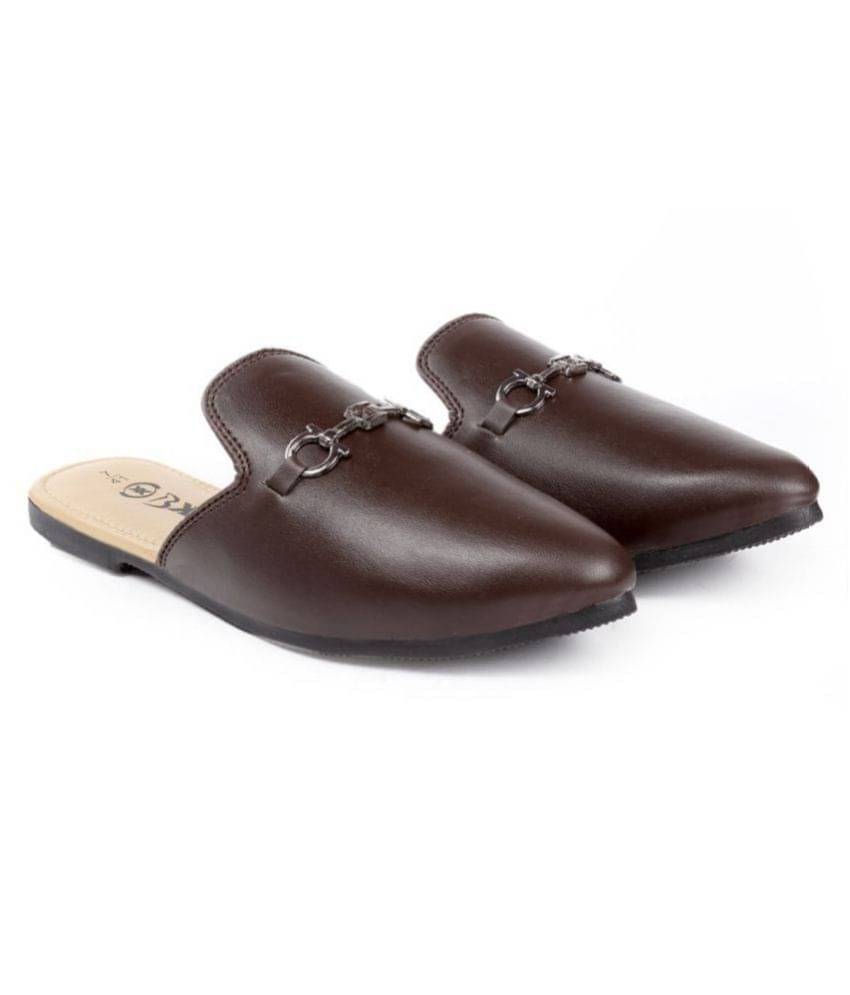     			BXXY Mules Brown Casual Shoes